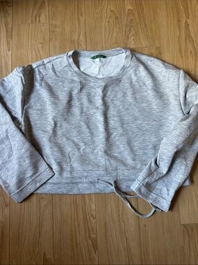 HALARA Light Heather Gray Crewneck Sweatshirt